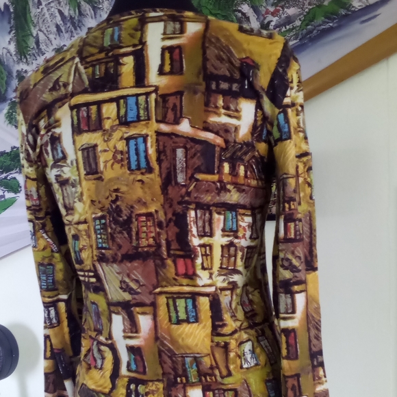 Chico's art deco shirt - Picture 3 of 9